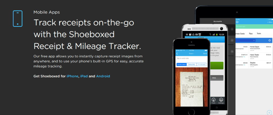 Shoeboxed Mobile App